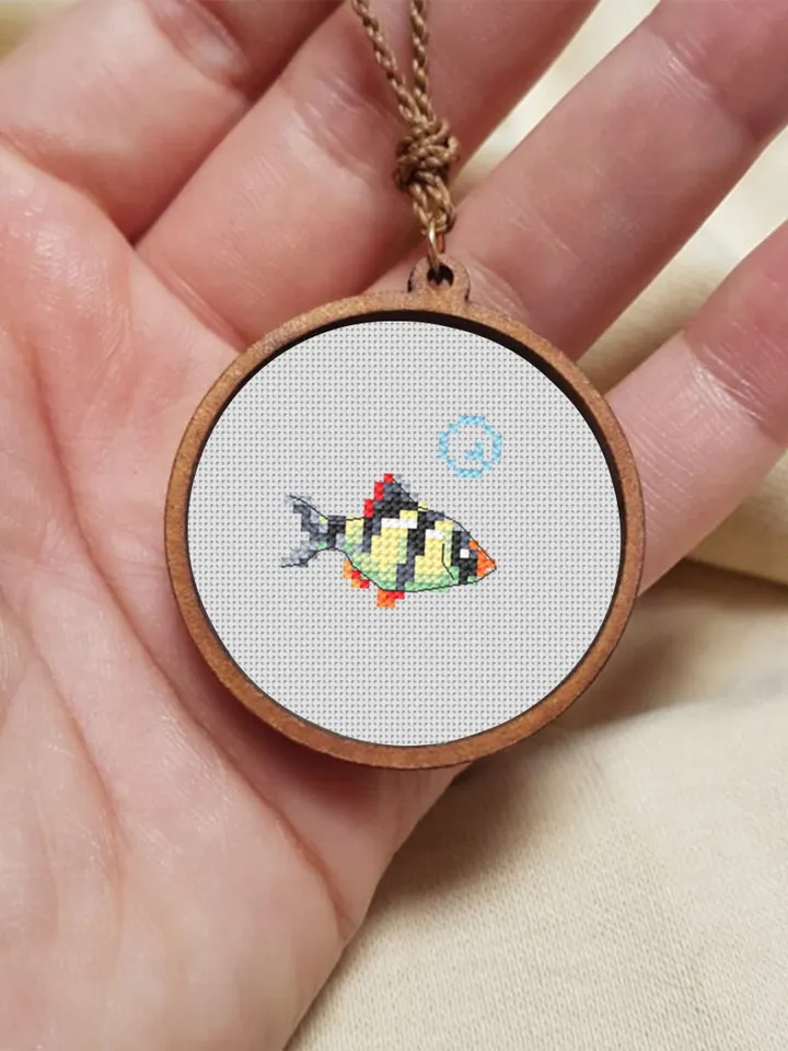 Aquarium fish cross stitch pattern PDF download Fishes sampler cross stitch, Tropical fish pattern digital PDF, Fish needlepoint canvas #K36
