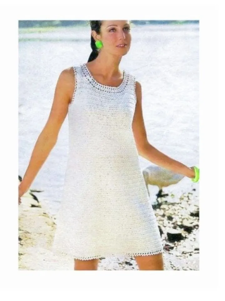 Dress crochet pattern, summer dress crochet pattern pdf, easy crochet dress