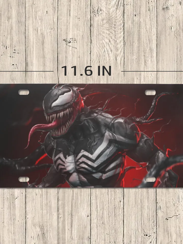Venom License Plate