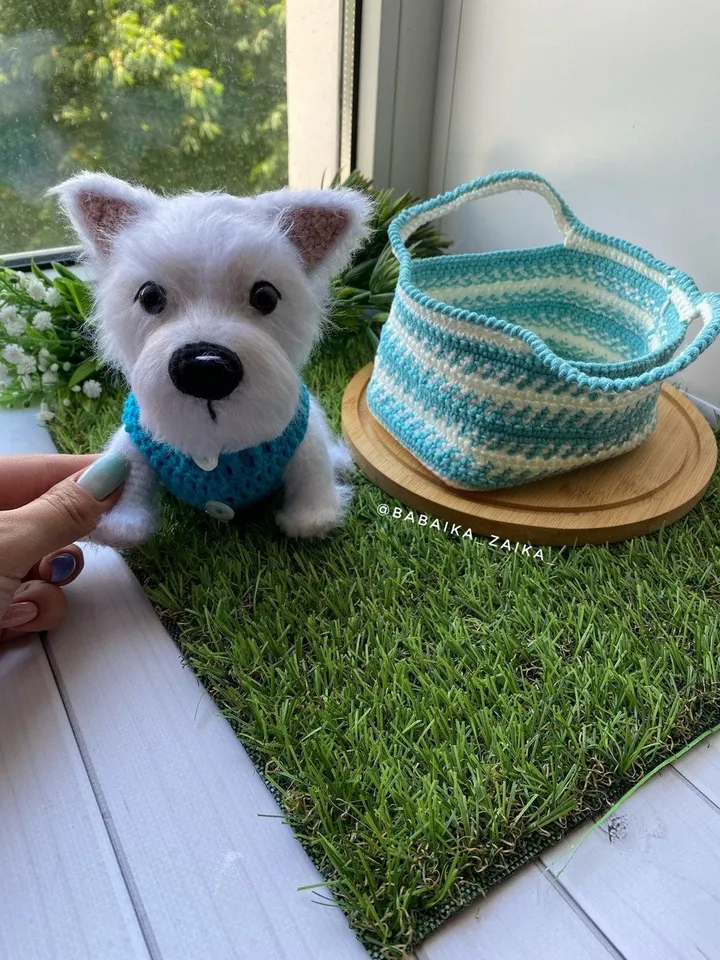 PDF West Highland White Terrier Amigurumi and Dogs Accessories Crochet Animal Pattern Crochet Puppy Pattern Amigurumi baby toy