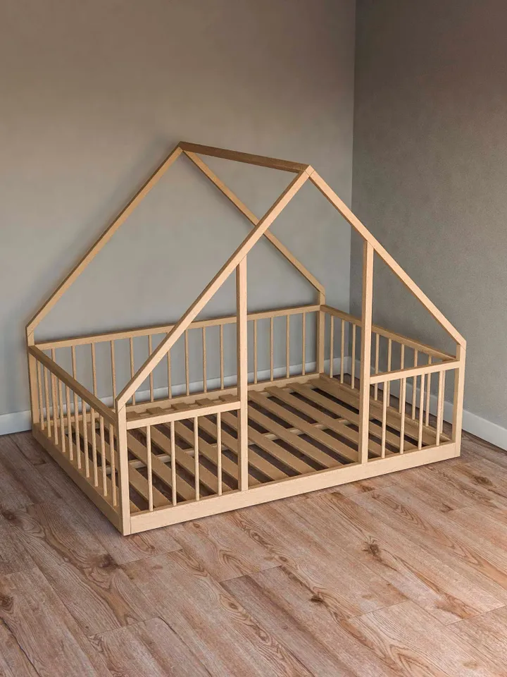 Montessori House Bed Plan, Full Size, PDF, DIY