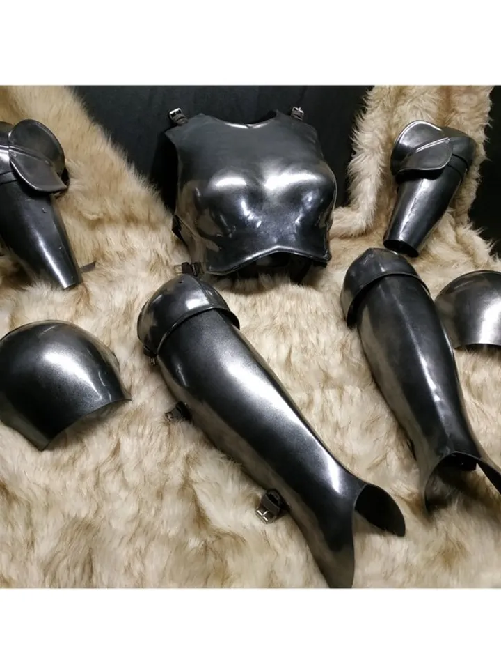 Silver Knight armor - Warhammer armor - NOT FOAM - LARP armor - plastic armor -