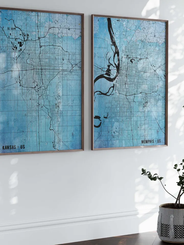 35000 USA & EU City Map, Digital Download, City Map Download, Printable art,Map Art,City Map Print, Valentines Day Gift, digital Prints
