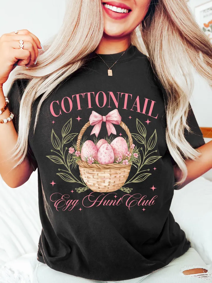Easter Egg Hunt Club PNG Sublimation File, Pastel Png, Trendy Aesthetic Shirt Design, Watercolor Png, Easter Eggs Basket