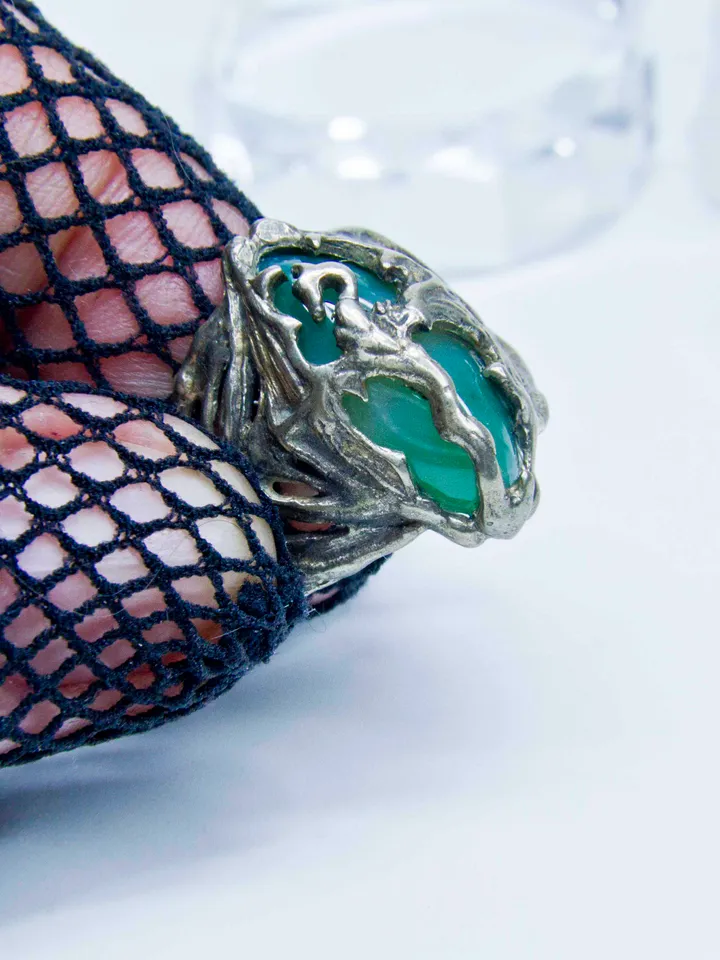 Ring of Akatosh / Unusual Dragon ring / Celtic ring / Skyrim ritual ring / The Elder Scrolls ring / Oblivion