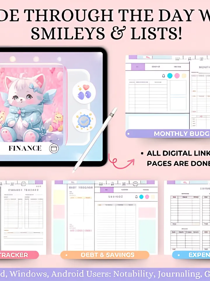 All in One Undated Digital Planner