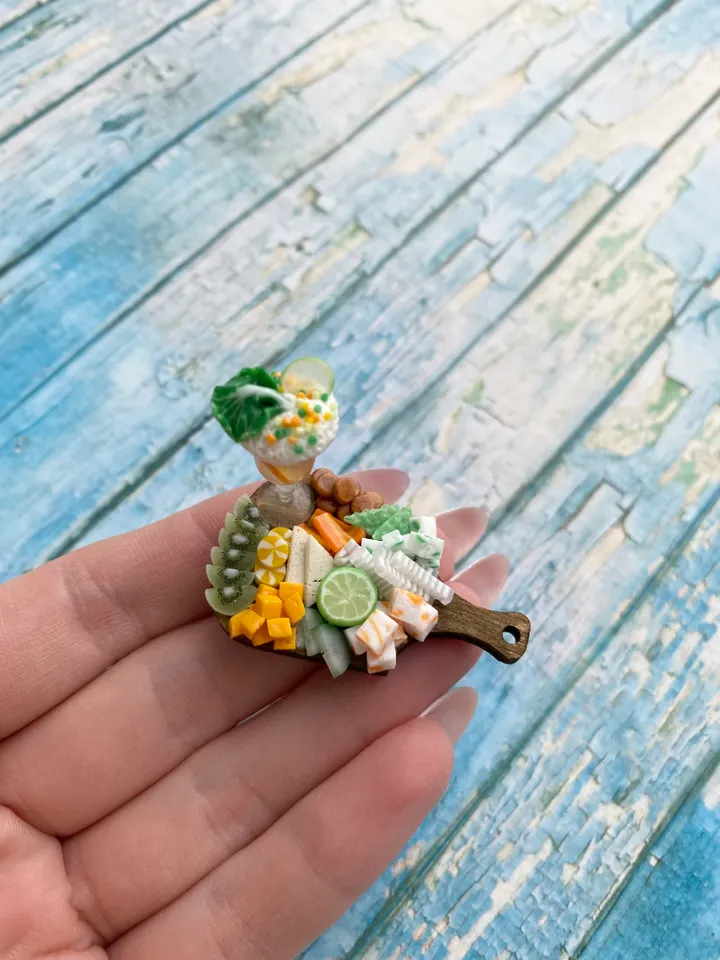 Miniature St Patrick Board with Polymer Clay
