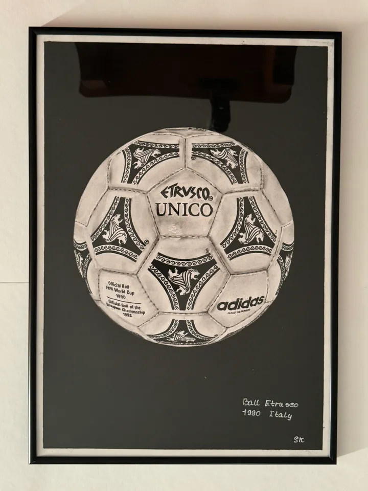 “World Cup ball” 1990 Italy №14 from 16 pcs“ art collection 4
