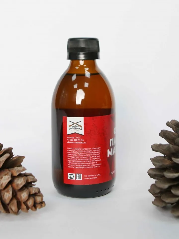Maral antler tincture 100%, 250 ml