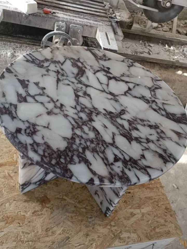 Calacatta Viola Marble Coffee Table handmade from real marble and fast shipping You can choose the sheet