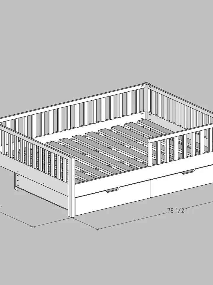 DIY Full Bed Plans PDF Guide