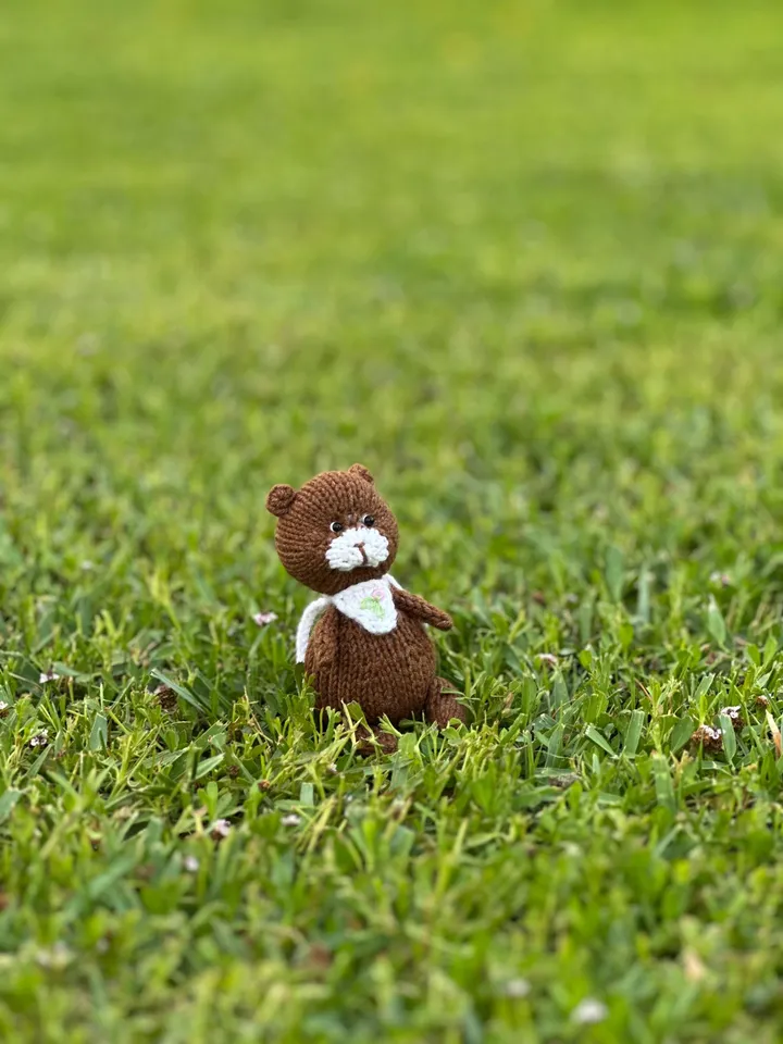 PDF Bear Knitting Pattern, Knitted Toy Tutorial, Knitted Animal Pattern Teddy