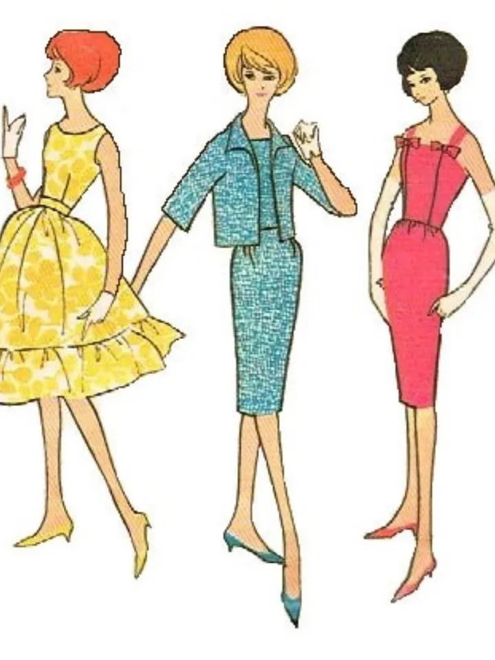 Copy Advance 3377 Vintage Barbie Sewing Pattern Wardrobe Clothes for Dolls 11-1/2" Digital Download PDF