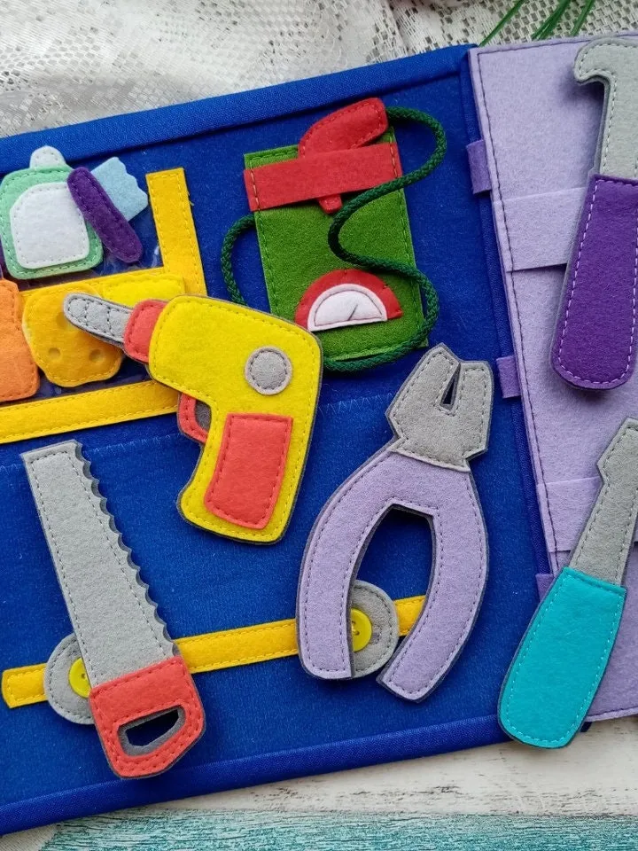 Transport Quiet book Pattern, Felt book pattern pdf, Soft montessori book tutorial, Busy book sewing ideas for kids 2, 3, 4 year old