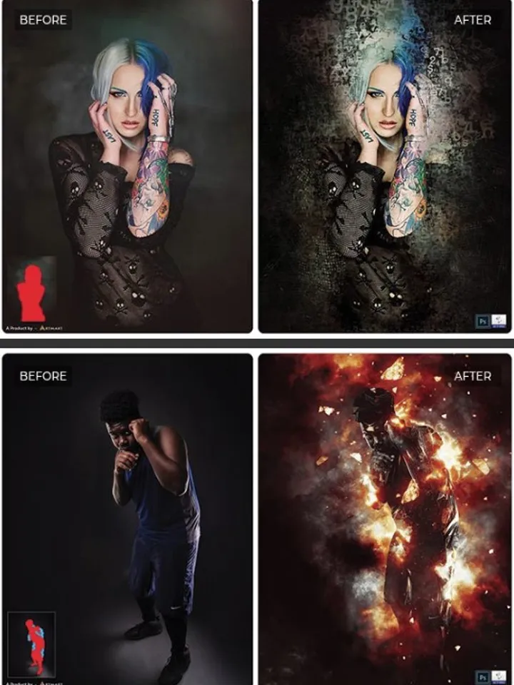 Supreme Fantasy Photoshop Actions Bundle 19 In 1
