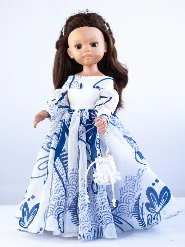 Dianna Effner Little Darling dress, exclusive clothes for 13 inch doll, Paola Reina outfit, 32 cm doll, waist 13 - 14.5