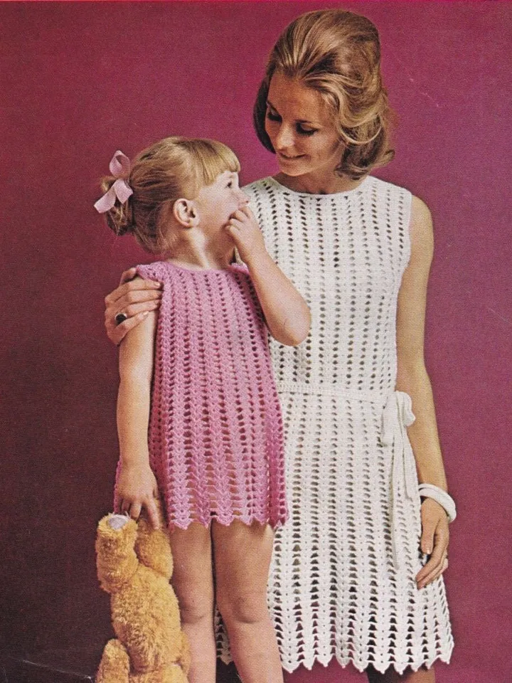 Dress crochet pattern, dress women, dress girl crochet pattern pdf