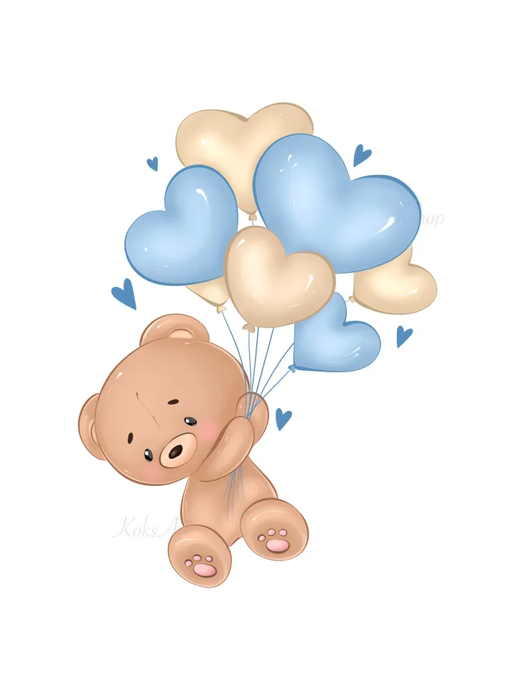 Teddy bear png, Teddy bear clipart, Teddy bear, Baby shower clipart, Baby shower decor, Baby shower invitation, Baby birthday invitation