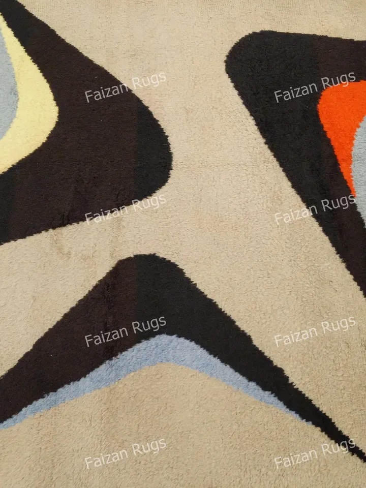 Multi color Hand knotted modern rugs 100% wool for living room, bed room, kids room in any size 9x12,8x10,6x9,5x8,3x5 Hurry up guys!!!