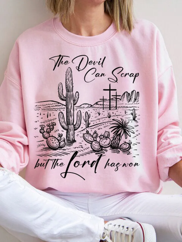 The Devil Can Scrap But The Lord Has Won Png ORIGINAL DESIGN, Western Png, Western Cowboy Png, Christian Png, Cowboy Png, Desert Png,