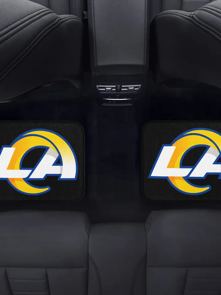 Los Angeles Rams Back Car Floor Mats Set of 2