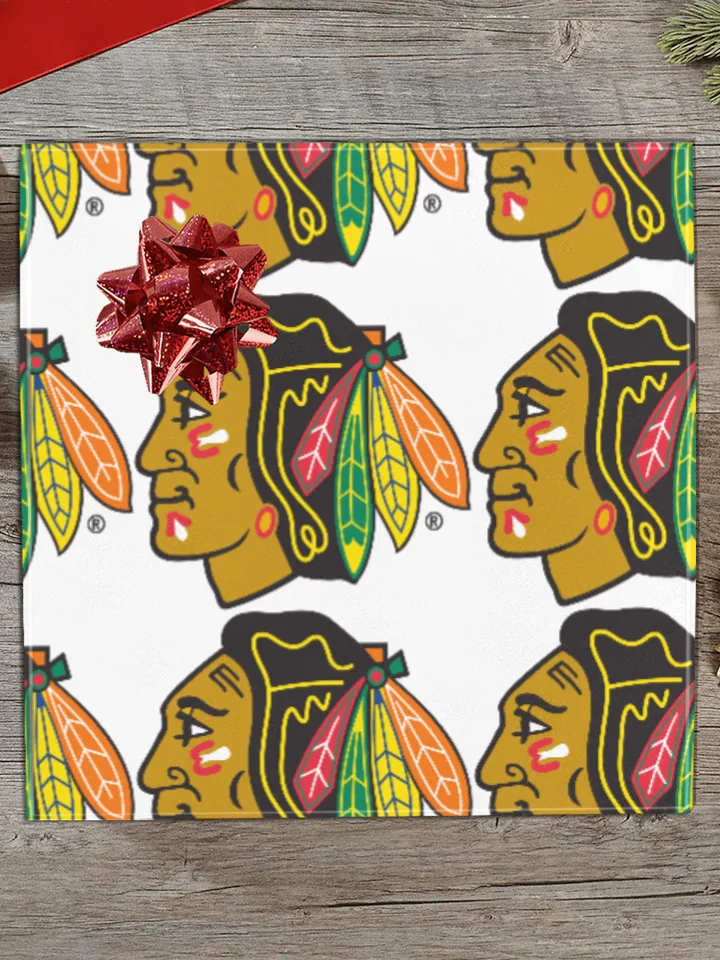 Chicago Blackhawks Gift Wrapping Paper