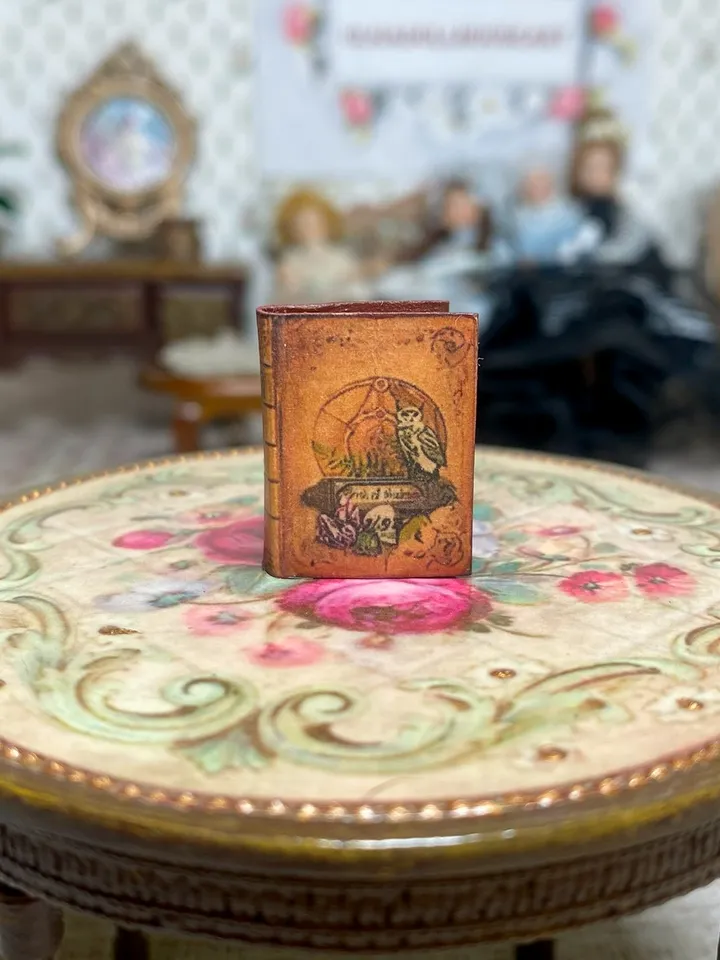 Book for a doll. 1:12. Book for a dollhouse. Handmade.