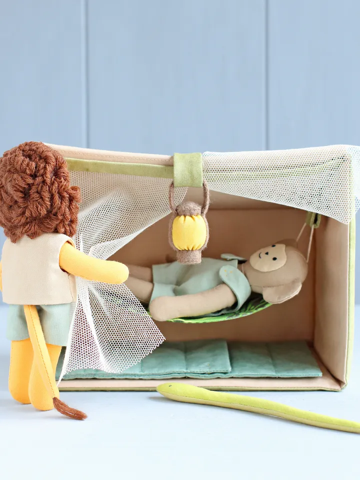 3 PDF Mini Monkey, Lion and Safari Tent Sewing Patterns Bundle