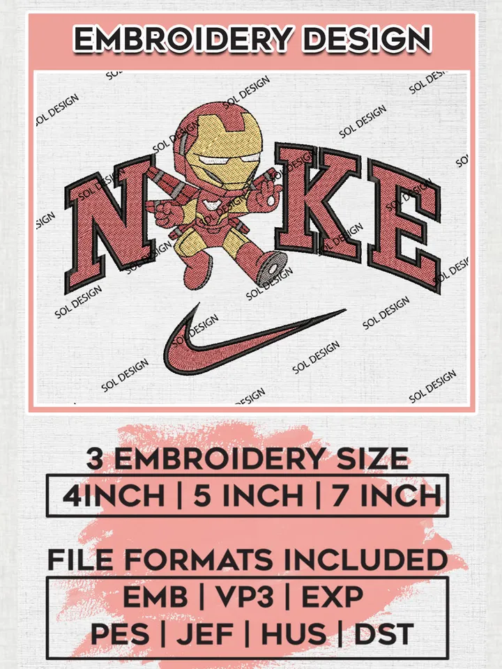 Ni.kee Iron Men Character Shooting Embroidery Designs, Iron Man Embroidery Files, Superhero Machine Embroidery Designs, Movie Characters Logo, Marvel Movie Machine Embroidery Design, Digital Download