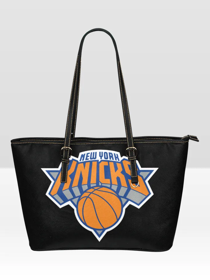 New York Knicks Leather Tote Bag