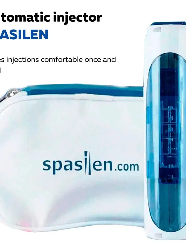 Automatic injector SPASILEN Medical device for self-injection CASE