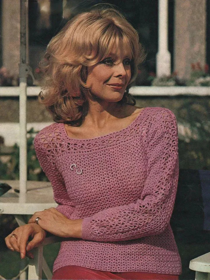 Sweater pattern, top Pattern, lace summer top sweater, women ladies top pdf instant download