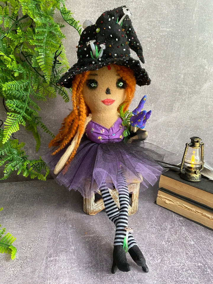 Halloween Witch doll handmade