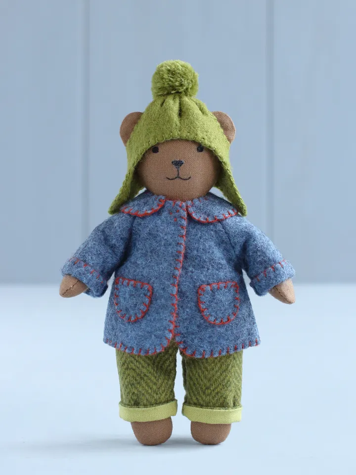 2 PDF Mini Bear and Set of Clothes Sewing Patterns Bundle