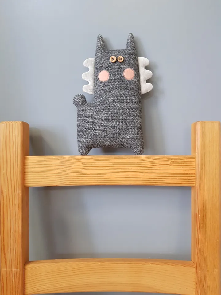 Llama doll sewing pattern PDF, digital tutorial in English, stuffed animal sewing diy
