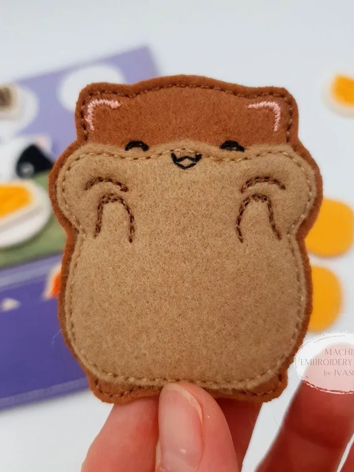 ITH Feed the Hamster Quiet Book Page Embroidery Design & Game, Felt Activity Toy Pattern, 5x7 Hoop Digital File