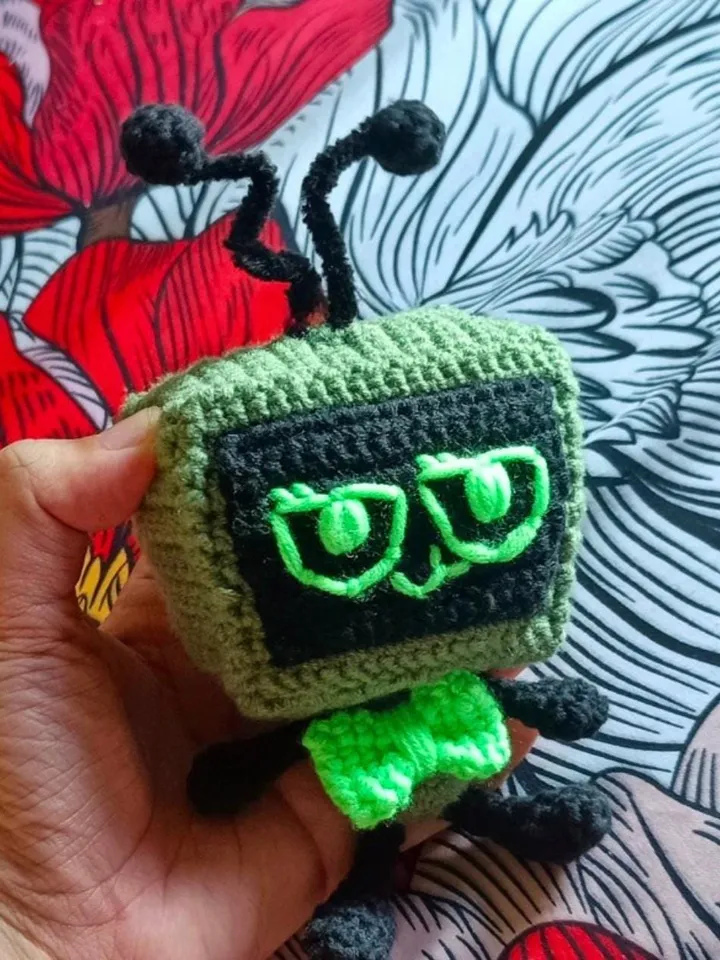Dandys World Crochet Pattern, Crochet Pattern Doll Vee, Roblox Crochet Pattern In English pdf File