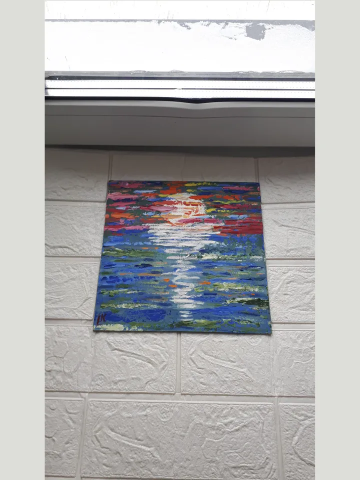 Where the Winds Blow, Seascape Sunset Painting