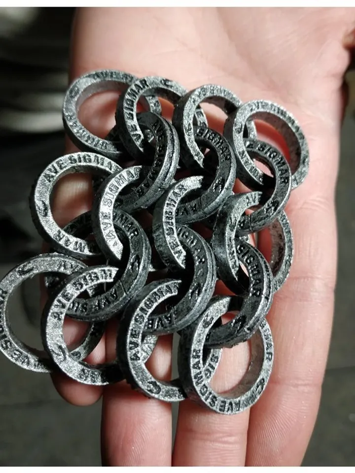 LARP chain mail - Warhammer Fantasie Battle - plastic chain mail - exclusive off