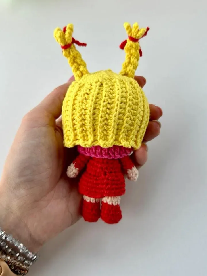 Christmas Crochet pattern green villian, Cindy, dog Max - Amigurumi patterns christmas thief - Pdf English tutorial - New year ornaments