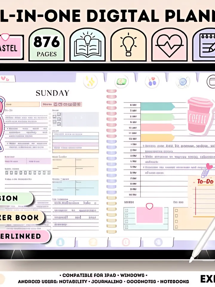 Undated Digital Planner