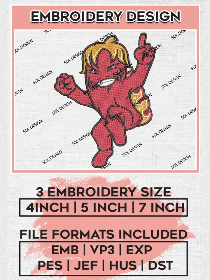 NCAA Louisiana Ragin Cajuns Team Mascot Logo Embroidery Design Files, NCAA Louisiana Ragin Cajuns Machine Embroidery, NCAA Teams, Game Day, 3 sizes, NCAA Machine embroidery designs, Digital Download