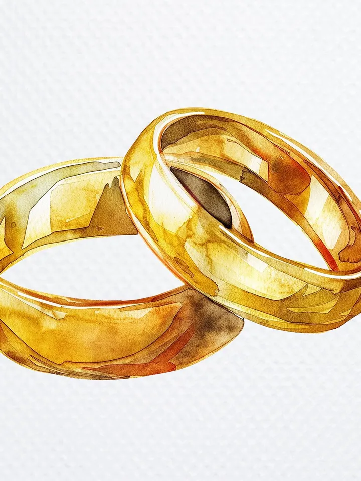 10 Wedding Rings PNG Bundle, Wedding Watercolor Clipart for sublimation, Wedding High Quality PNGs pack, Digital download, Paper crafts