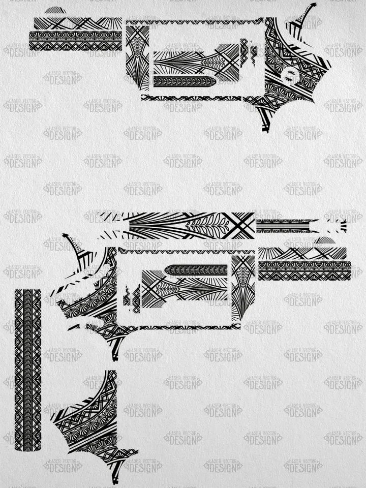 VECTOR DESIGN North American Arms 22 Magnum Art Deco