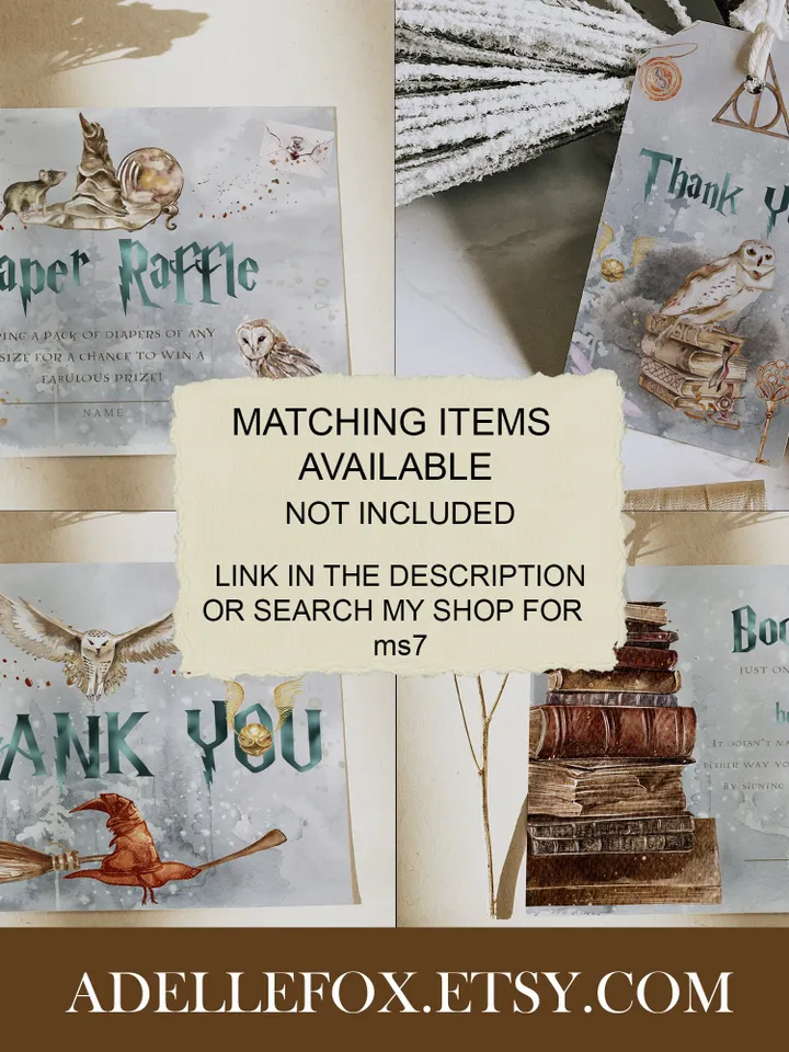 Make your own POTIONS; Wizard Baby Shower; Magic School Baby Shower template; Instant Download; ms7