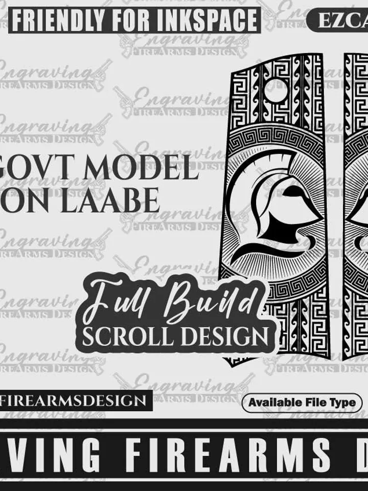 Engraving Firearms Design Colt1911Govt. MOLON LAABE Design