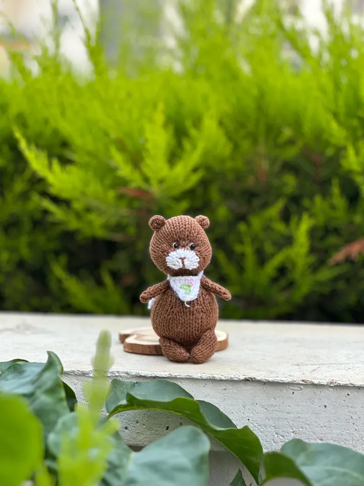 PDF Bear Knitting Pattern, Knitted Toy Tutorial, Knitted Animal Pattern Teddy