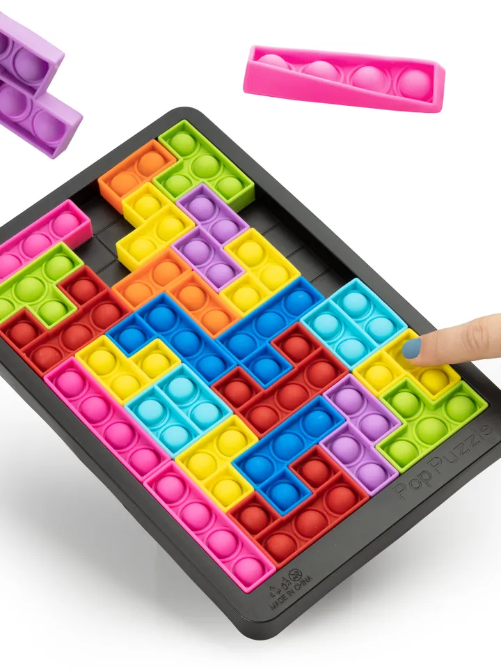 Power Your Fun Pop Puzzle Popper Fidget Game - 27pc