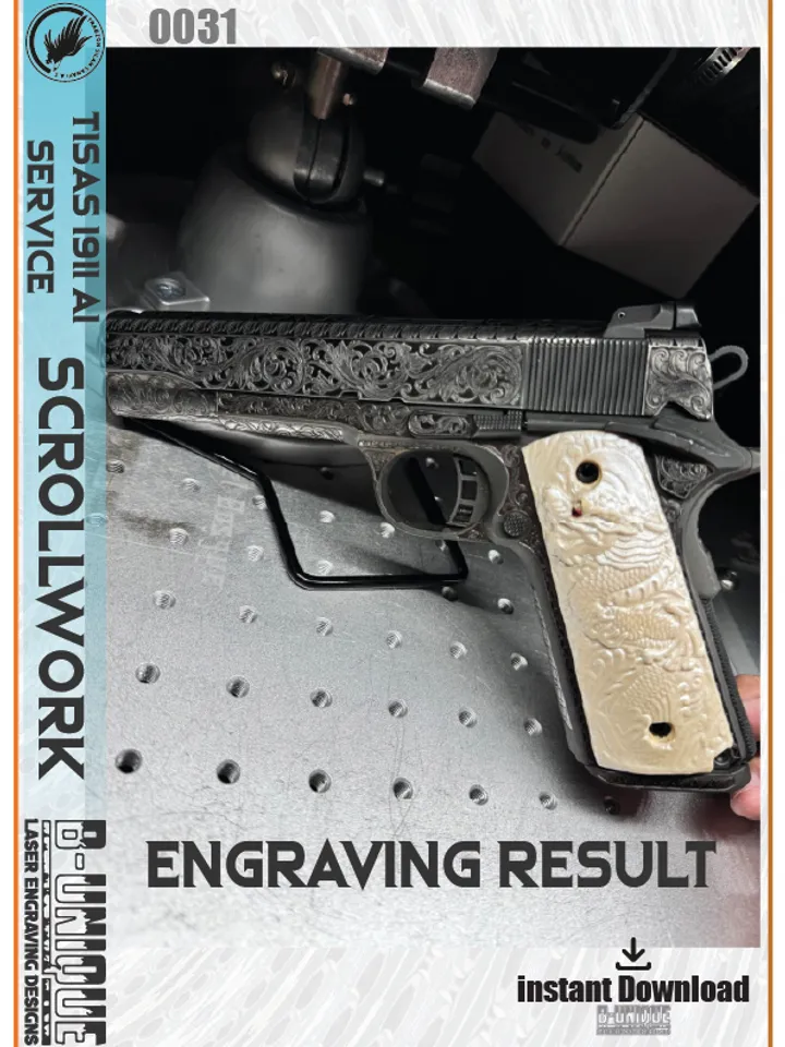 Tisas 1911 A1 Service Scrollwork