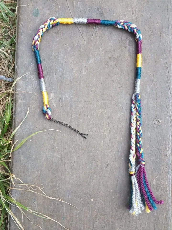 Custom - Clip-in hair wrap mixed design choose your colours custom false hair wrap dreadlock dread removable design your own beach vacation